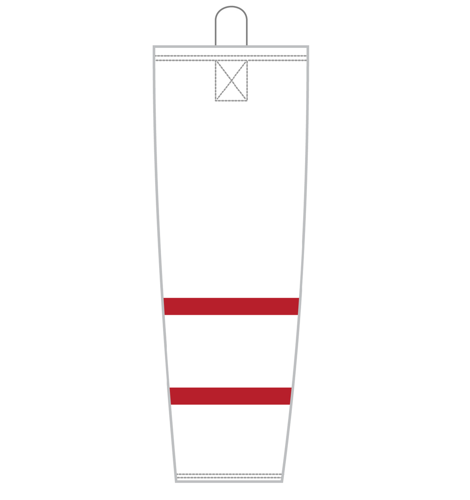 Socks Compression - DJS White (18" - YTH - Sock)